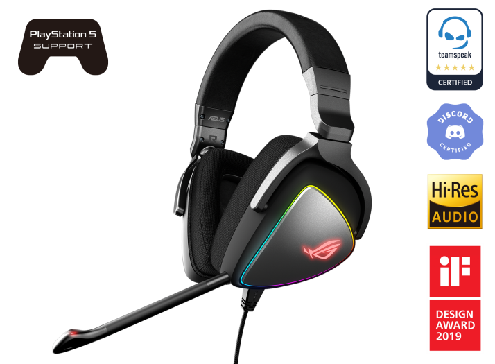 Headset Wireless Asus ROG Delta 90YH00Z1 B2UA00 Compuspeed