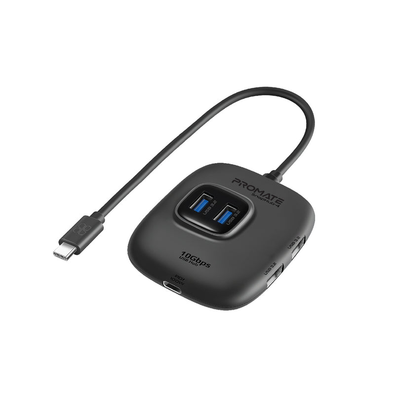 Promate 10Gbps Ultra-Fast USB 3.2 Hub (SnapHub-4)