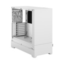 Casing Fractal Pop Silent White Tempered Glass Mid Tower Case
