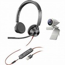 Headset Poly Studio P5 4K Webcam with Poly Blackwire C3325 Headset Bundle