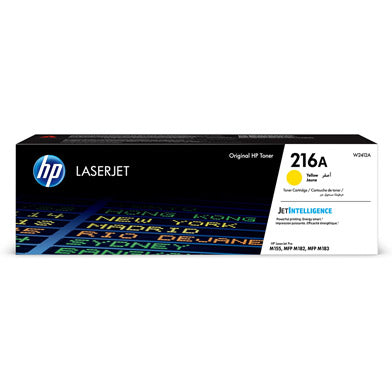 W2412A - HP 216A Yellow LaserJet Toner Cartridge - 850 pages