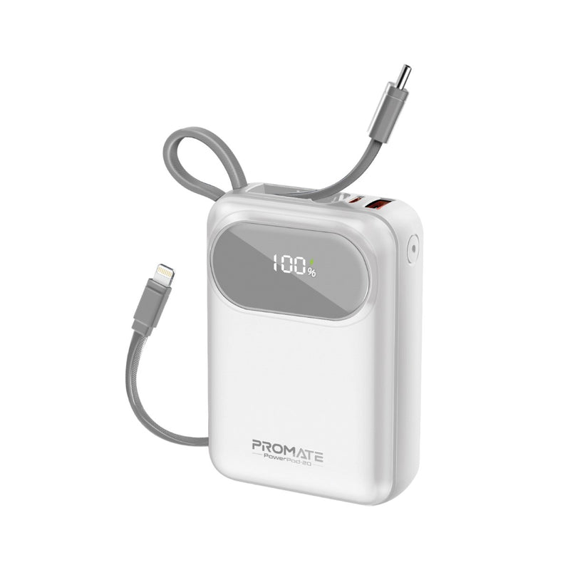 Promate Mobile Charger POWERPOD-20 WHITE