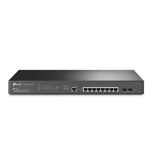 TP-Link JetStream 8-Port 2.5GBASE-T and 2-Port 10GE SFP+ L2+ Managed Switch with 8-Port PoE+ (SG3210XHP-M2)