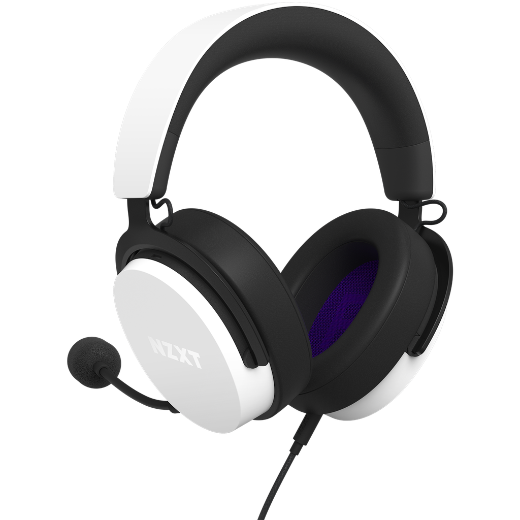 Headset NZXT Wired Closed V2 40mm White(AP-WCB40-W2)