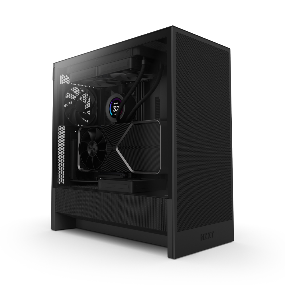 Casing H5 Flow Edition All Black Mid Tower Gaming