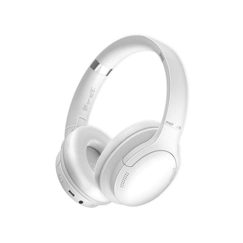 Promate Headphones High Fidelity Over-Ear Wireless Headphones (LABOCA-PRO.WHITE)