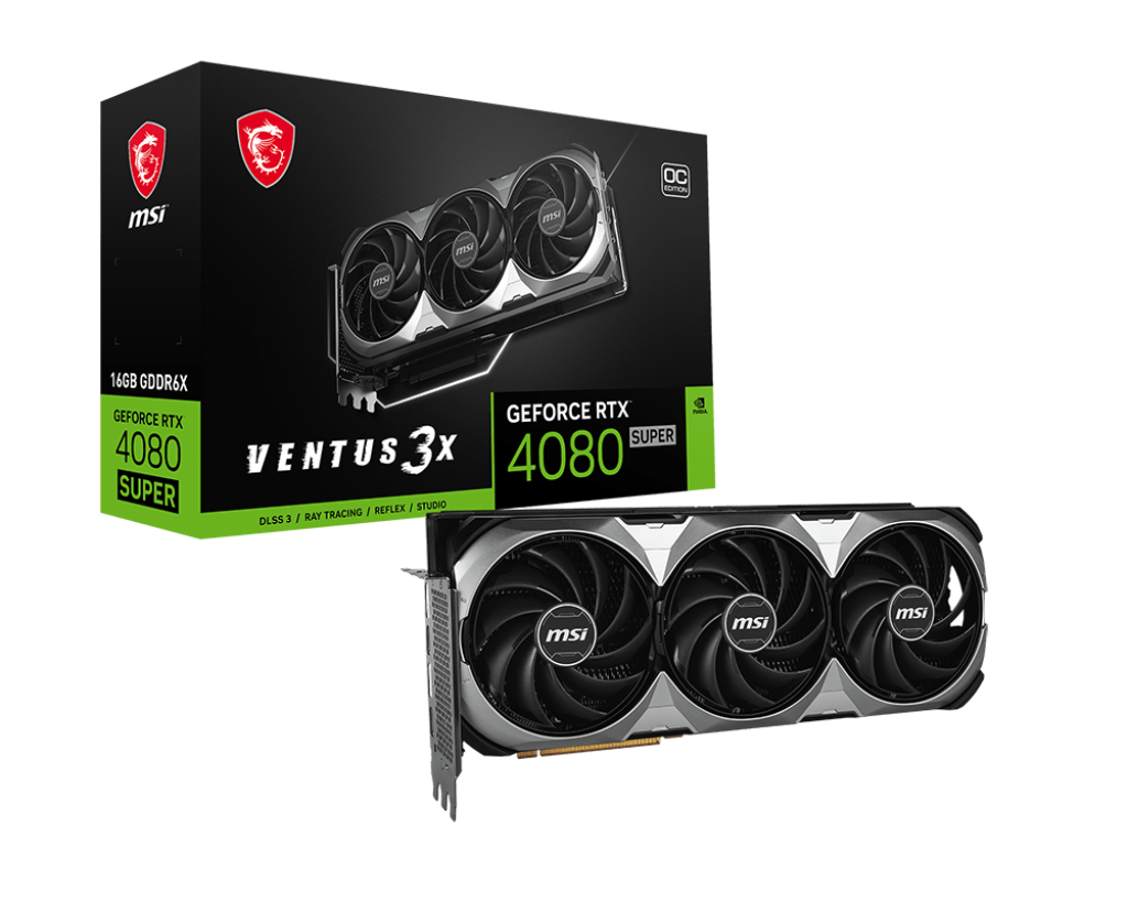 GRAPHICS MSI GeForce RTX 4080 SUPER 16G VENTUS X3 OC