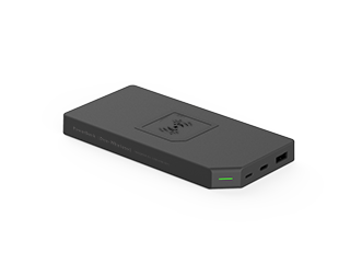 [AL-PB-10838GY/PDUOWL] Allocacoc PowerBank Duo-Wireless  8000mAh Grey (10838GY/PDUOWL)