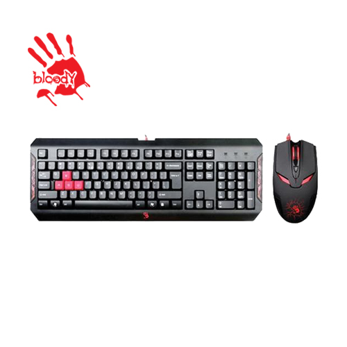 [KBC-BL-Q1100] Keyboard Combo Bloody Q1100 Gaming (Q100+S2)