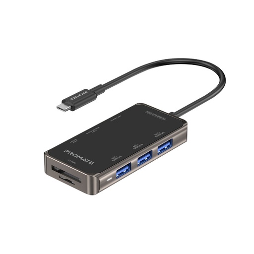 [PRO-HUB-PRIMEHUB-MINI] Promate Ultra-Compact USB-C Hub with 100W Power Delivery PRIMEHUB-MINI