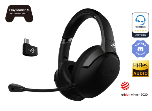 [HS-AS-ROG-STRIX-90YH01X1-B3UA00] Headset Wireless Asus ROG Strix Go 2.4