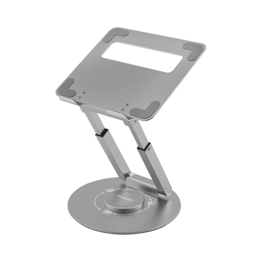 [PRO-COOL-DESKMATE-6.GREY] Promate Ergonomic Multi-Level Aluminium Laptop Stand DESKMATE-6.GREY