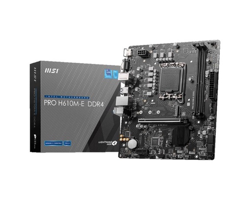 [MB-MSI-PRO-H610M-E] Motherboard Intel 1700/DDR4 MSI PRO H610M-E DDR4