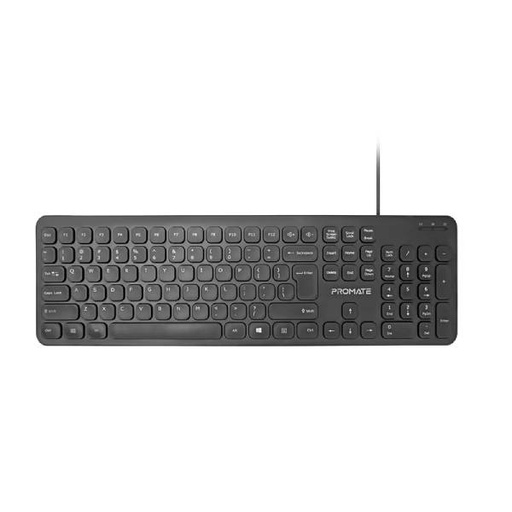 [PRO-KB-EASYKEY-4.EN] PROMATE EASYKEY-4 Ultra-Slim Quiet Key Wired Keyboard