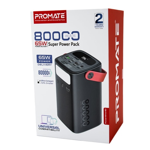 [PRO-CH-POWERMINE-80] Promate Mobile Charger POWERMINE-80