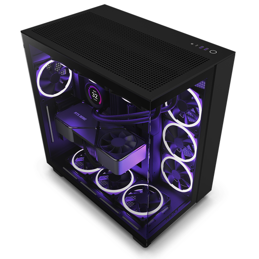 [CA-NZXT-CM-H91FB-01] Casing H Series H9 Flow Edition Black ATX Mid Tower