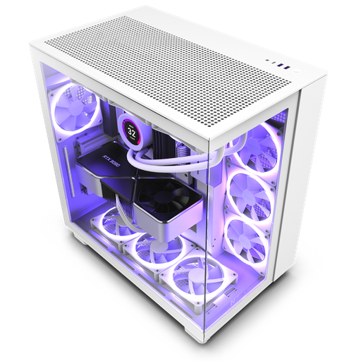 [CA-NZXT-CM-H91FW-01] Casing H Series H9 Flow Edition White ATX Mid Tower