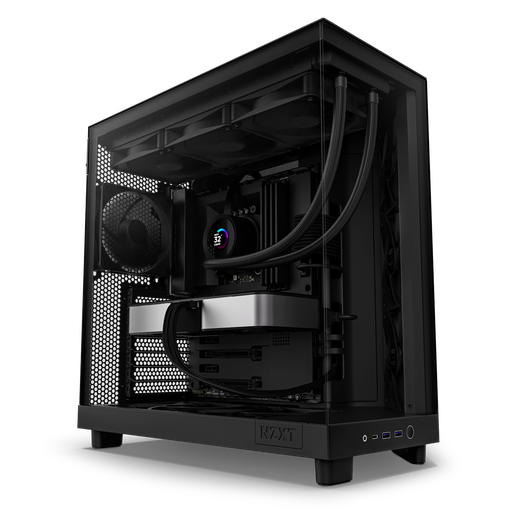 [CA-NZXT-CC-H61FB-01] Casing NZXT H6 Flow (2023) Compact Dual-chamber Black Case