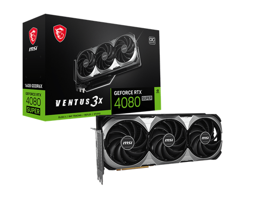 [GC-MSI-RTX4080-SUPER-16G-VENTUS-X3-OC] GRAPHICS MSI GeForce RTX 4080 SUPER 16G VENTUS X3 OC